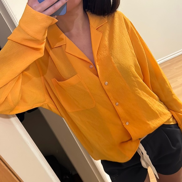Wilfred Tops - 🍊WILFRED RELAXED BUTTON UP BLOUSE